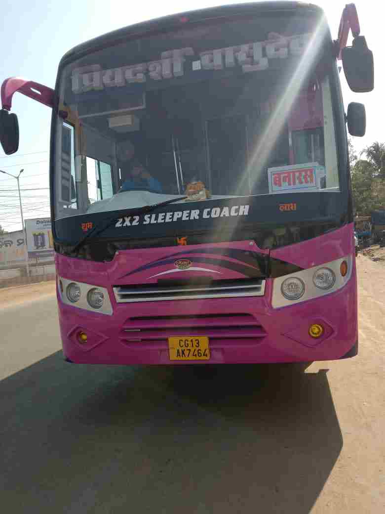 झारसुगडा- बनारस बस सेवा आरम्भ, झारसुगडा से अपरान्ह 2 बजे व बनारस से शाम 6 बजे छूटने का समय