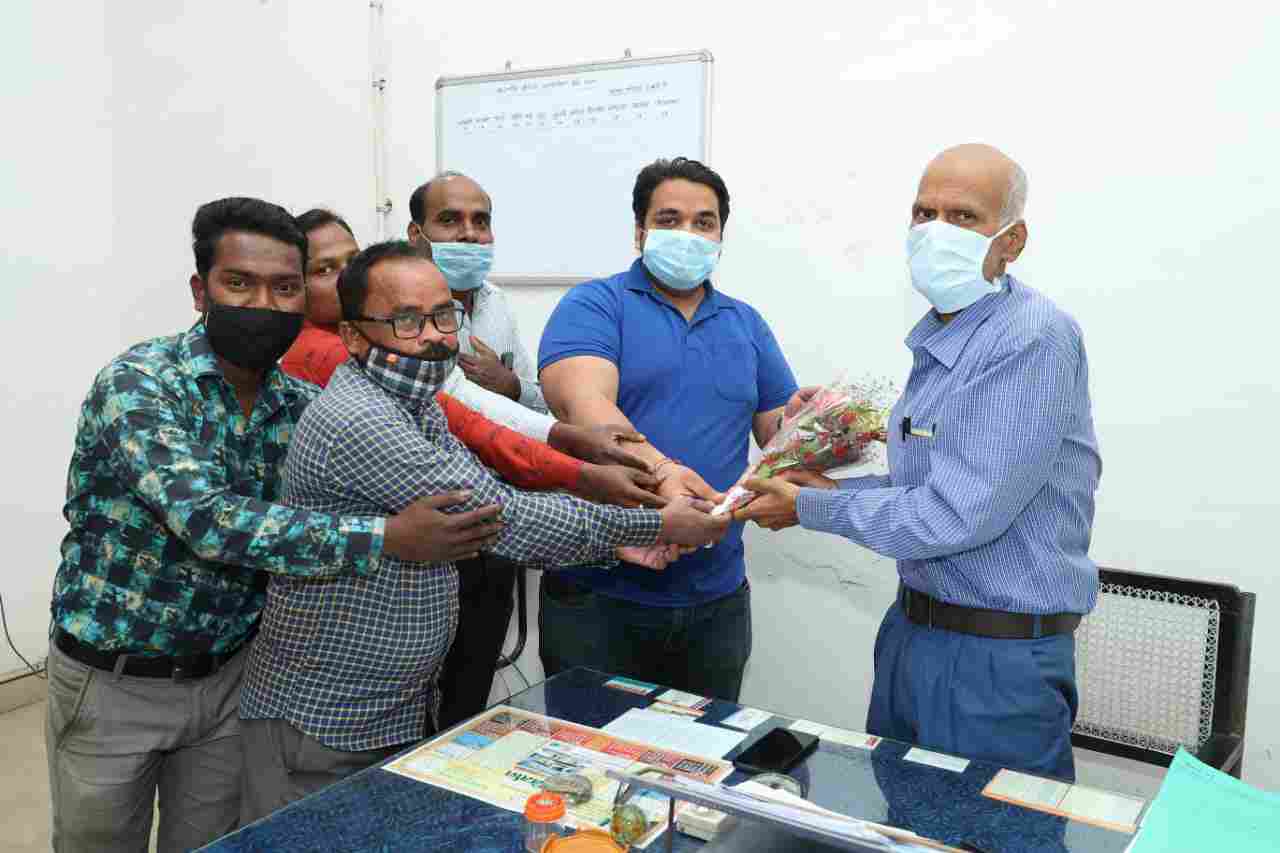 संयुक्त संचालक जनसंपर्क श्री भगवती कुमार सिंह को दी गई विदाई