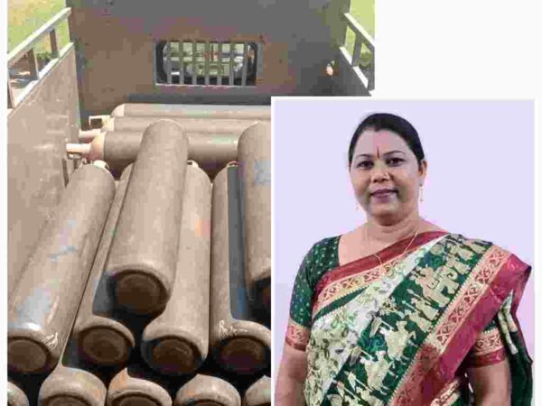 सांसद गोमती साय ने जशपुर जिला चिकित्सालय को दिए 30 नग ऑक्सीजन सिलेंडर,कहा- मानव सेवा ही मेरा धर्म, सेवा ही संगठन