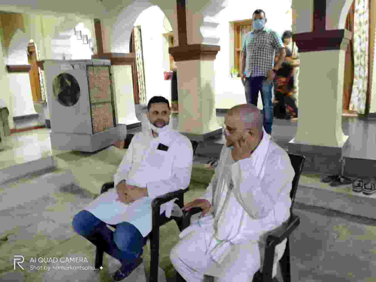 उच्च शिक्षा मंत्री उमेश पटेल पहुँचे नावापाली,पूर्व मंत्री डॉ.नायक को दी श्रद्धांजलि