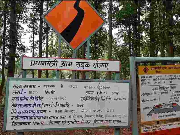बलरामपुर :कागजों में 1 वर्ष से बन रहा है प्रधानमंत्री ग्राम सड़क
