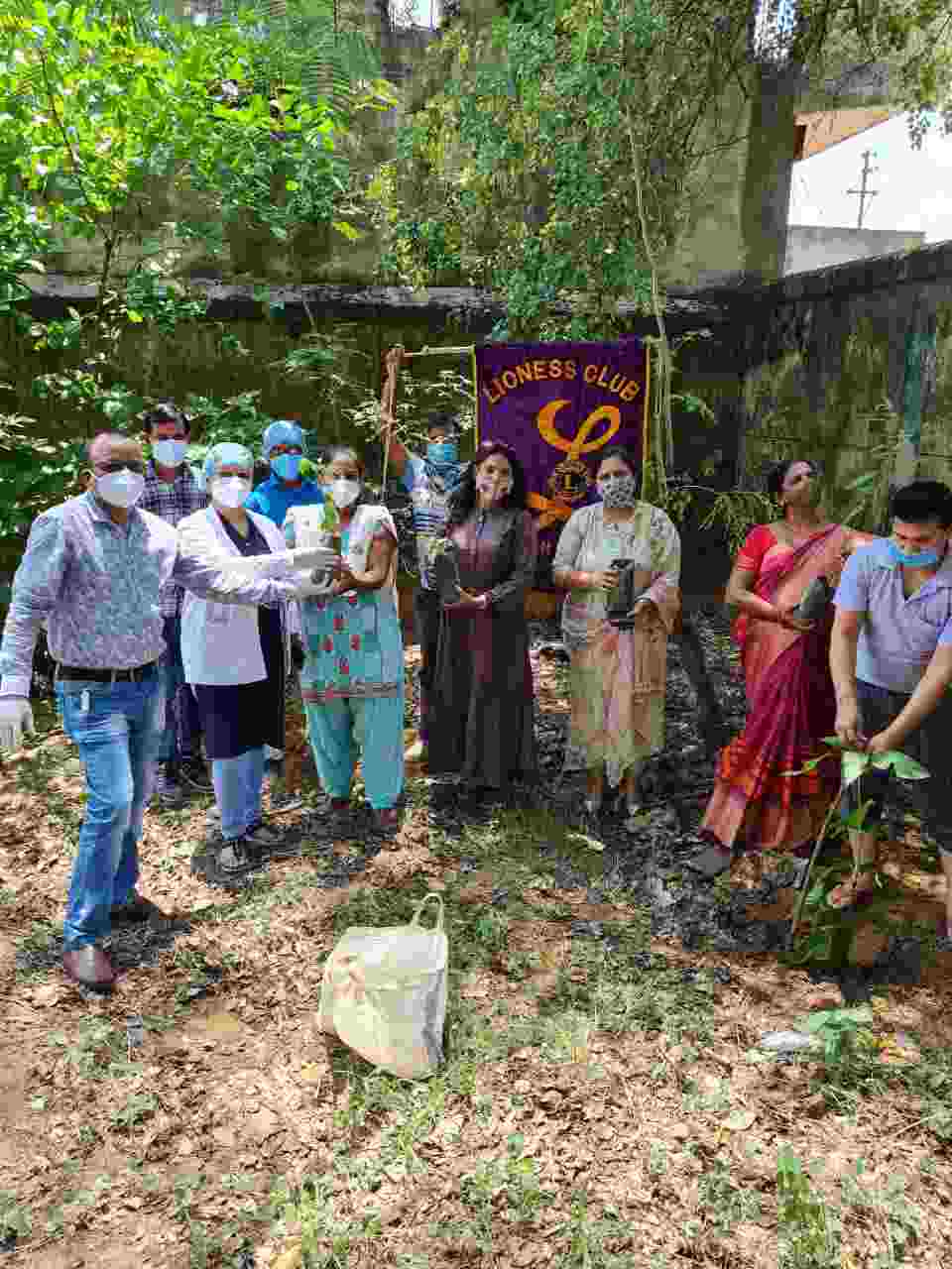 विश्व पर्यावरण दिवस के अवसर पर लायनेस क्लब रायगढ़ रूरल के द्वारा वृक्षारोपण किया गया