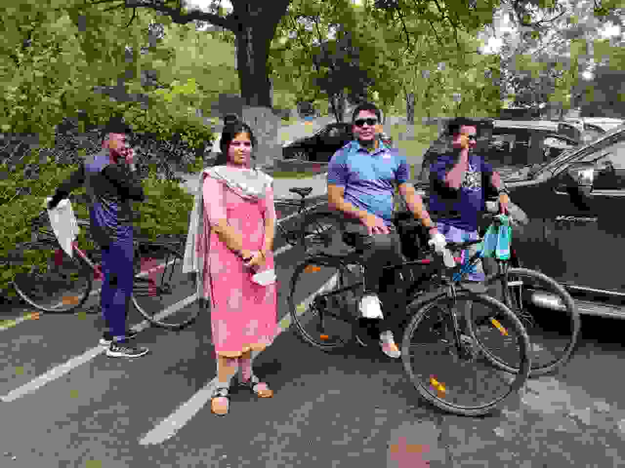 पर्यावरण संरक्षण और बेहतर स्वास्थ्य का संदेश देने साइकिलिंग कर रहे हैं श्रम विभाग के उप सचिव आशुतोष पाण्डेय