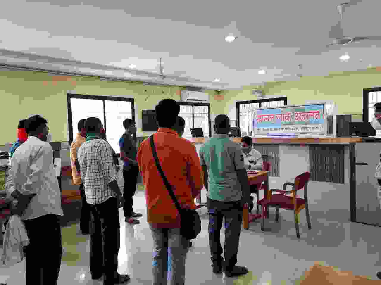 एक अरब 11 करोड रुपए से अधिक के अवार्ड पारित किए गए राष्ट्रीय लोक अदालत में