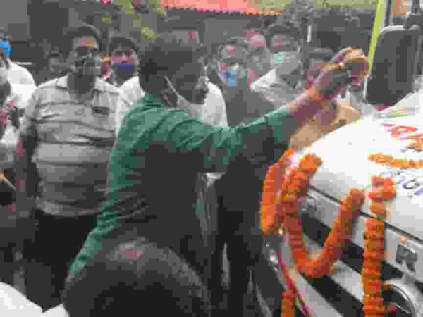 संसदीय सचिव यूडी मिंज के प्रयासों से कुनकुरी को मिला जिले का पहला ट्रामा वेन