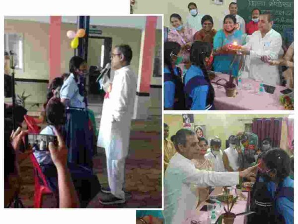 अंग्रेजी में बात कर विधायक शैलेष पांडेय ने बच्चों का दिल जीता, लम्बी अवधि बाद आज से खुल गए स्कूल