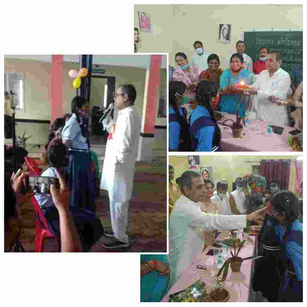 अंग्रेजी में बात कर विधायक शैलेष पांडेय ने बच्चों का दिल जीता, लम्बी अवधि बाद आज से खुल गए स्कूल