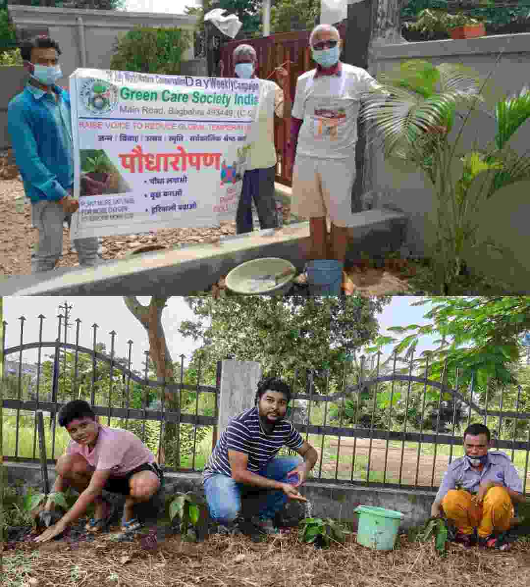 विश्व प्रकृति संरक्षण साप्ताहिक अभियान में ग्रीन केयर सोसायटी ने किया विभिन्न कार्यक्रम
