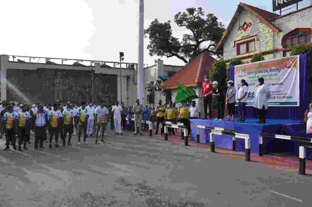 दक्षिण पूर्व मध्य रेलवे में फिट इंडिया फ़्रीडम रन 2.0 का आयोजन किया गया