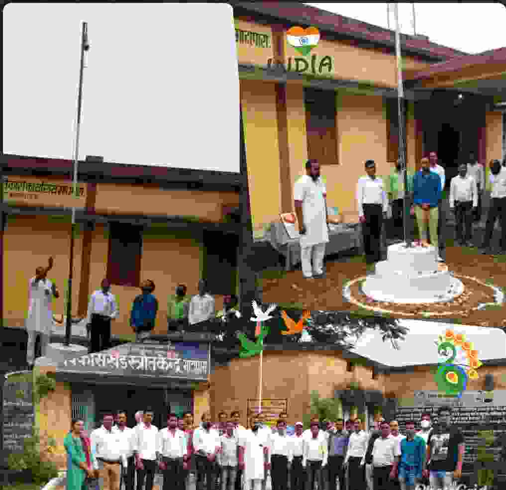 सुरेंद्र यदु ने बीईओ कार्यालय में किया ध्वजारोहण