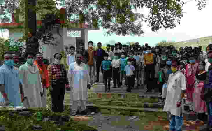 प्रकृति संरक्षण का संकल्प दिलाया बच्चों को वेंकट अग्रवाल ने