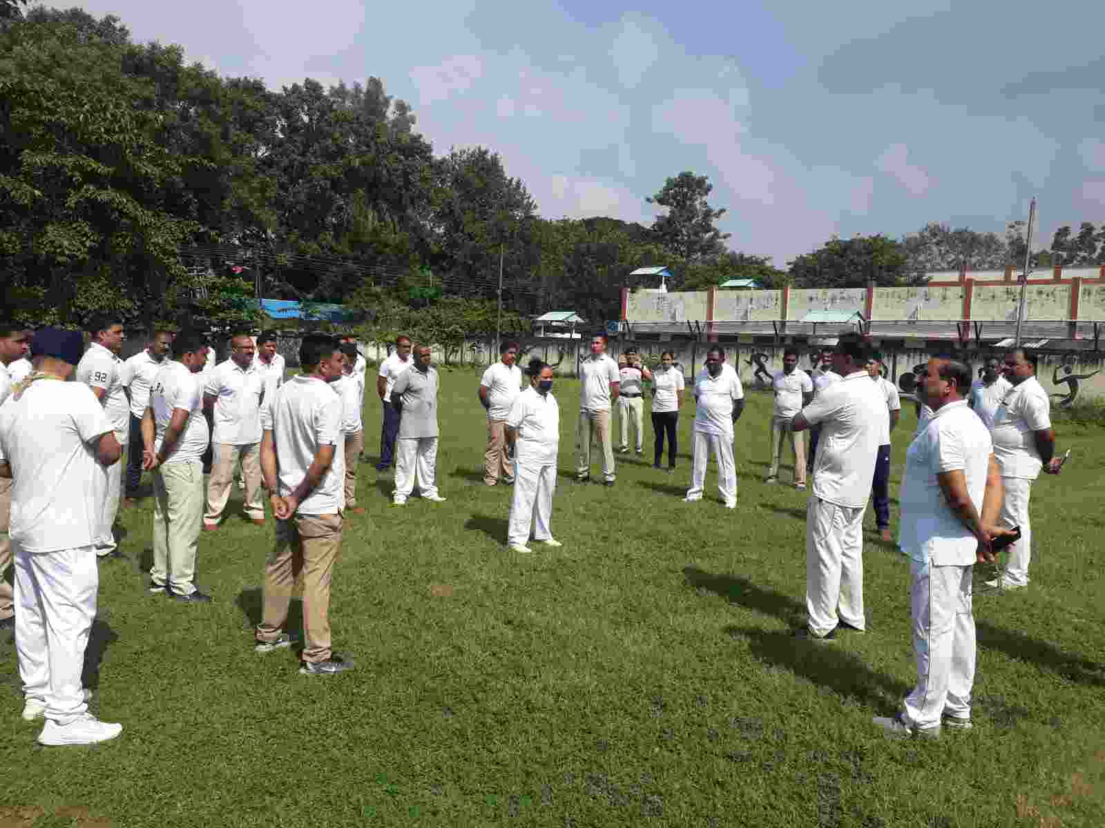 आरपीएफ बिलासपुर द्वारा स्वच्छता अभियान फिटनेस प्रोग्राम तथा सुरक्षा सम्मेलन के साथ मनाया गांधी जयंती
