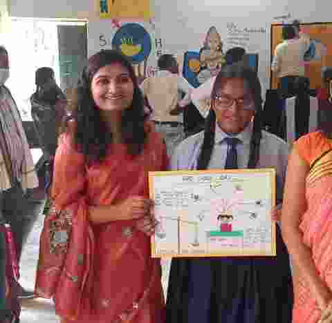 बालिकाओं को सशक्त करने आयोजित हुई प्रतियोगिता