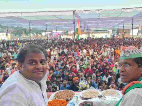भाजपा गाय और राम के नाम पर वोट मांगती है ,कांग्रेस सरकार रामवनगमन पथ और गौठान पर काम कर रही है