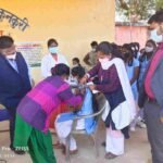 संसदीय सचिव यू.डी. मिंज ने आज 15 से 18 वर्ष तक बच्चों का वैक्सीनेशन का कुनकुरी से किया शुभारम्भ