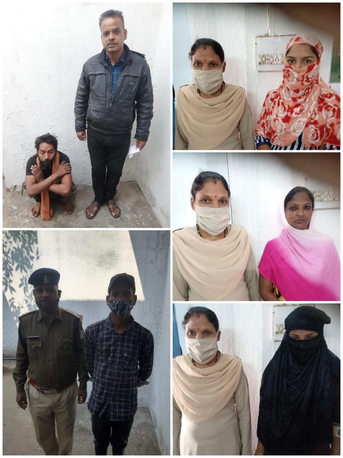 तीन महिला सहित पांच वारंटी गिरफ्तार जूटमिल पुलिस को मिली सफलता की न्यायालय पेश