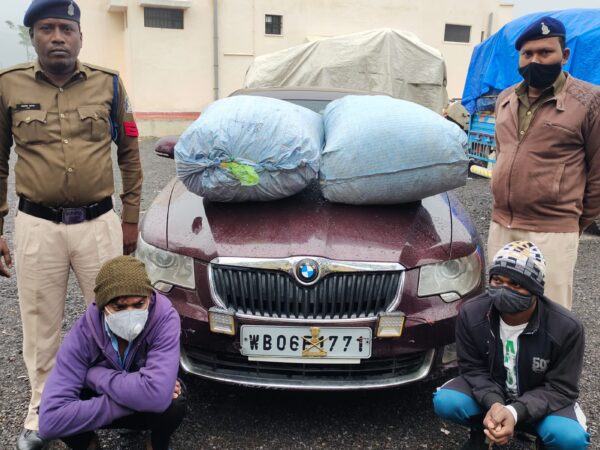 ओडिशा से मध्य प्रदेश तक हो रही गाजा की तस्करी में लिप्त दो आरोपियों को सिंघोड़ा पुलिस ने किया गिरफ्तार