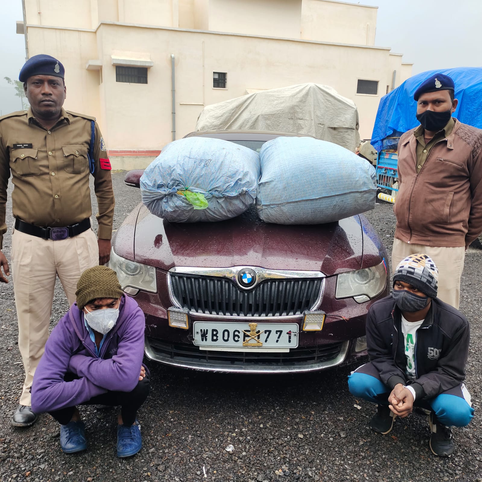 ओडिशा से मध्य प्रदेश तक हो रही गाजा की तस्करी में लिप्त दो आरोपियों को सिंघोड़ा पुलिस ने किया गिरफ्तार