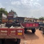 ’अवैध उत्खनन करते हुए 1 नग हाईवा एवं 11 नग ट्रैक्टर जप्त’<br>’राजस्व, परिवहन,पुलिस और खनिज विभाग की संयुक्त टीम ने की कार्यवाही’