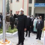 कलेक्टर भीम सिंह ने कलेक्टर बंगला एवं स्पोर्ट्स क्लब में किया ध्वजारोहण