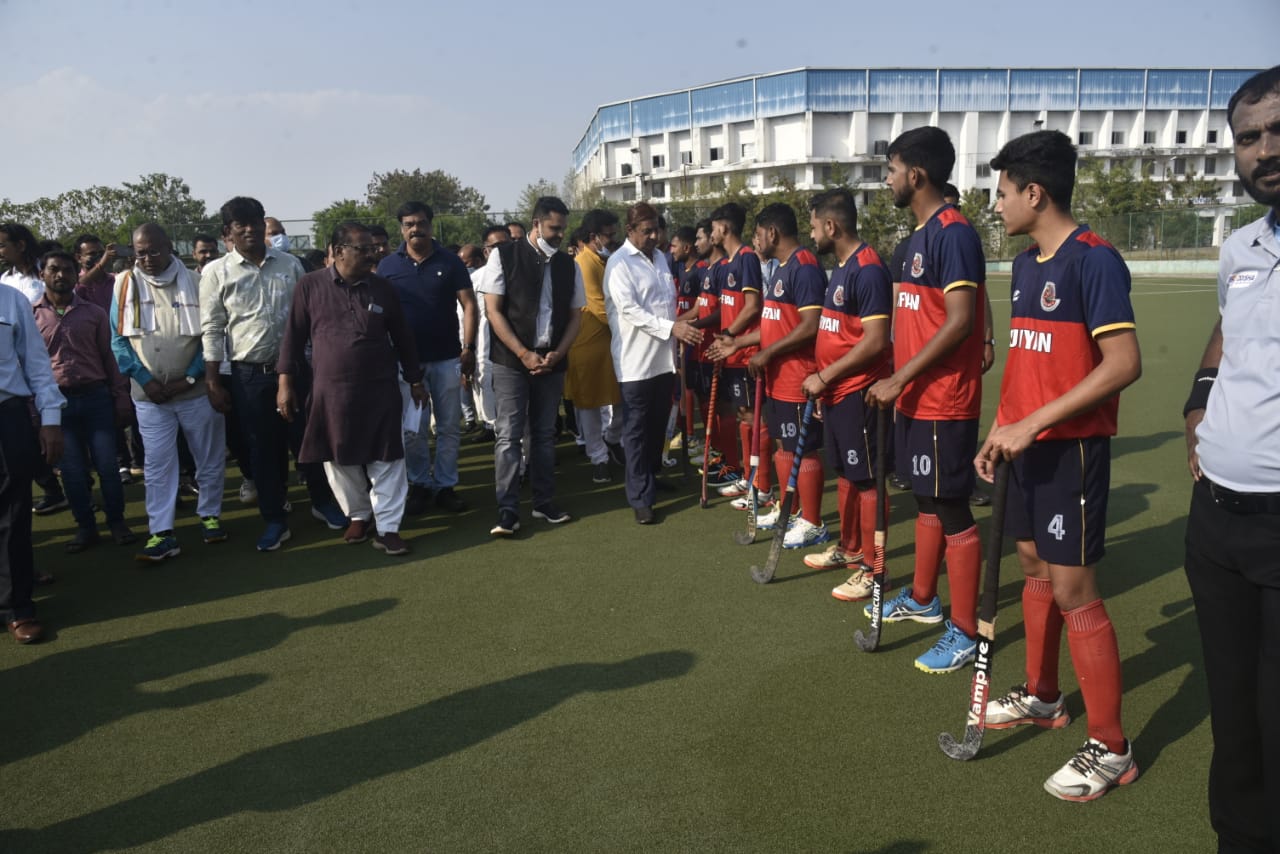 वन मंत्री मोहम्मद अकबर ने किया ऑल इंडिया हाँकी प्रतियोगिता का उद्घाटन