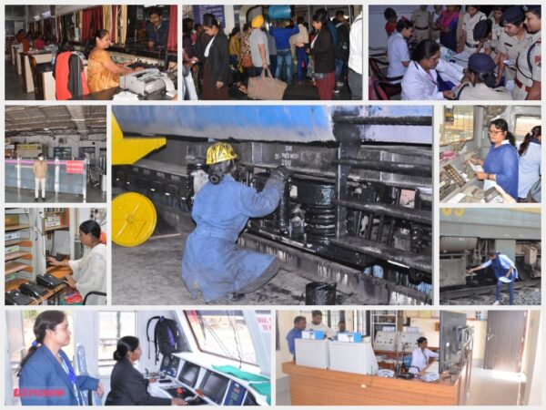 रेल परिचालन में महिला रेल कर्मचारियों की है महत्वपूर्ण भूमिकादक्षिण पूर्व मध्य रेलवे में कार्यरत है 3260 महिला कर्मी