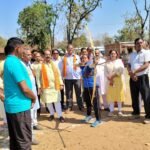 सांसद अरुण साव  खेलो इंडिया योजना के अंतर्गत शिवतराई (कोटा) में स्वीकृत तीरंदाजी प्रशिक्षण केंद्र के प्रस्तावित स्थल का निरीक्षण किया