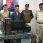 आरपीएफ के द्वारा रेलवे के ई टिकट के अवैध व्यापार करने वालों के विरुद्ध बृहद अभियान मंगला के डिजिटल सॉल्यूशन कम्प्यूटर में मारा छापा