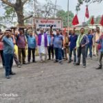 देश व्यापी हड़ताल को सफल बनाने चारों यूनियनों का मोर्चा संगठन की हुई गेट मीटिंग