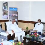 मुख्यमंत्री बघेल और मुख्य न्यायाधीश गोस्वामी के बीच बैठक में न्यायालयों में सुविधाएं बढ़ाने, आईटी का और<br>अधिक प्रभावी उपयोग पर विचार-विमर्श