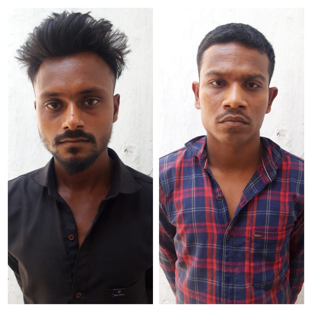जूटमिल से टाटा एस एक्सल (छोटा हाथी) वाहन चोरी कर बेचे ओड़िसा में, दो आरोपी गिरफ्तार…..