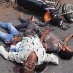 ट्रक की ठोकर से बाइक सवार तीन युवकों की मौत बरमकेला पुलिस जुटी जांच में