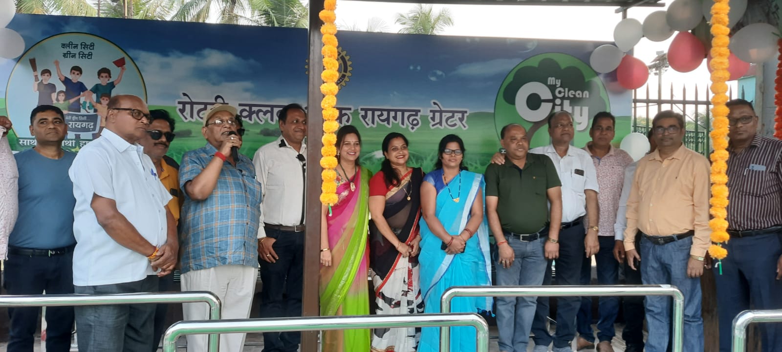 रोटरी क्लब ऑफ रायगढ़ ग्रेटर के नेतृत्व में यात्री प्रतीक्षालय का लोकार्पण हुआ संपन्न…