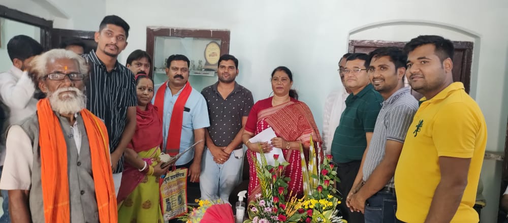कुशाभाऊ ठाकरे जन्मशताब्दी वर्ष कार्यक्रम में शामिल हुई सांसद गोमती साय