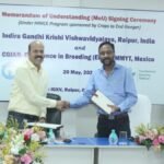 सात समुंदर पार पंहुची इंदिरा गांधी कृषि विश्वविद्यालय की पहचान IGKV और CGIAR के बीच हुआ MOU