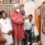 शहीद कर्नल विप्लव त्रिपाठी को स्वास्थ्य मंत्री श्री टी.एस.सिंहदेव ने दी श्रद्धांजलि