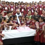 पुलिस अधीक्षक कोरबा ने एनटीपीसी कोरबा जेम 2022 की बच्चियों से मुलाक़ात कर उन्हे किया प्रोत्साहित