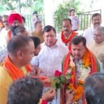 बिहार के मंत्री नितिन नवीन के बिलासपुर आगमन पर धरमलाल कौशिक, अमर अग्रवाल सहित भाजपा नेताओं ने गर्मजोश स्वागत किया