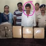 ”ऑपरेशन नारकोस” के तहत…….<br>एक अतंर्राज्यीय गांजा तस्कर से रेसुब रायपुर ने 18 किलो 500 ग्राम  गांजा के साथ गिरफ्तार किया