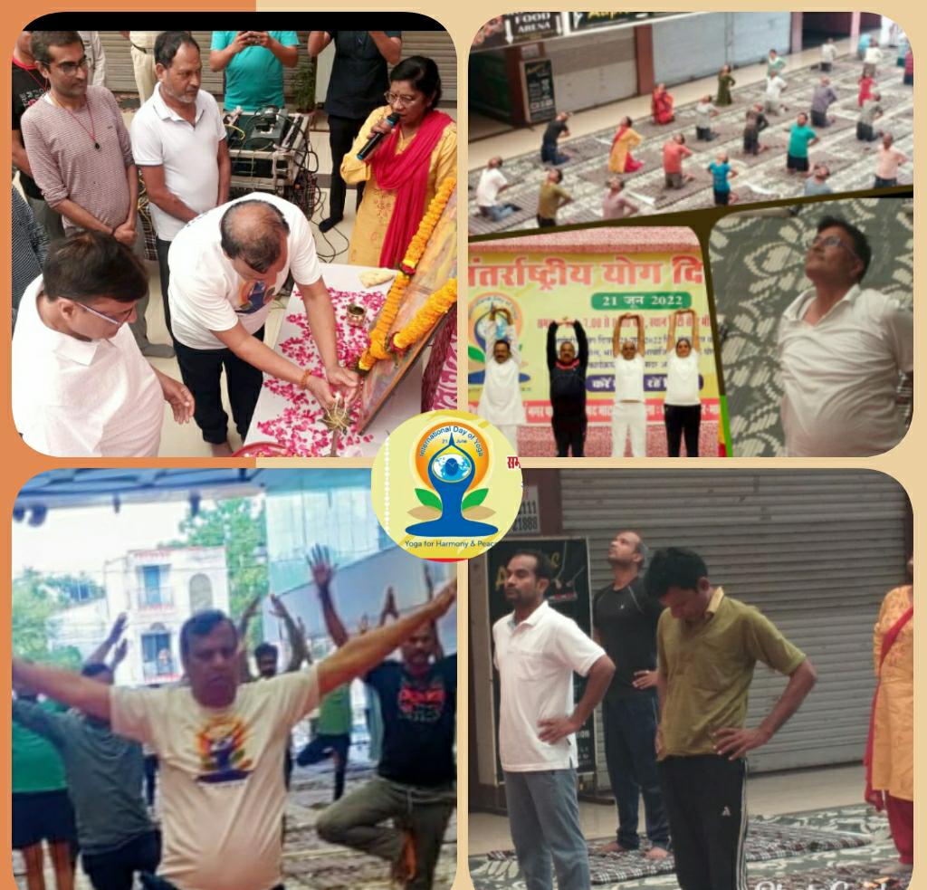 योगमय हुआ भाटापारा… सिटी मॉल में जिला प्रशासन एवं स्थानीय निकाय के संयुक्त तत्वाधान में मनाया गया योग दिवस