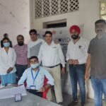 राजीव प्लाजा में करोना का बूस्टर डोज का निशुल्क कैंप लगाया गया