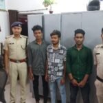 देर रात रेलवे अंडरब्रिज तारबाहार फाटक के पास तीन युवकों को हुड़दंग करते रेसुब बिलासपुर ने पकड़ा, थाना सिरगिट्टी को सुपुर्द किया