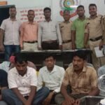 9 जुआरियों से ₹2,60,000 नगद, 11 मोबाइल, 4 मोटरसाइकिल की जब्ती…..