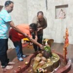 संसदीय सचिव यू.डी. मिंज ने शिव मंदिर लोरोधाम में हाईमास्क सोलर लाइट का किया भूमिपूजन