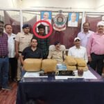 रेसुब एव जीआरपी बिलासपुर की संयुक्त कार्यवाही गीतांजलि ट्रेन में सफर कर रहे यात्री के पास से 75 हजार रु.का गांजा पकड़ा