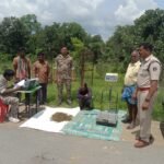 ओड़िशा के सोहेला से मोटर सायकल पर गांजा लेकर एमपी जा रहा गांजा तस्कर डोंगरीपाली में गिरफ्तार….