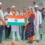 बरसते पानी में कांग्रेस कार्यकर्ताओं में चौगुने उत्साह के साथ विधायक के नेतृत्व में निकली आजादी की गौरव पदयात्रा:::