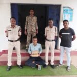 ढाबे के पास अवैध गांजा बिक्री की फिराक में घूम रहा बदमाश गिरफ्तार