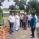 नगर विधायक शैलेष पांडेय पहुँचे मुस्लिम कब्रिस्तान ,किया निरीक्षण