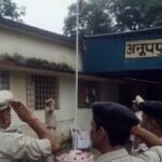 आरपीएफ पोस्ट अनूपपुर यादव ने स्टेशन परिसर में ध्याजारोहण किया